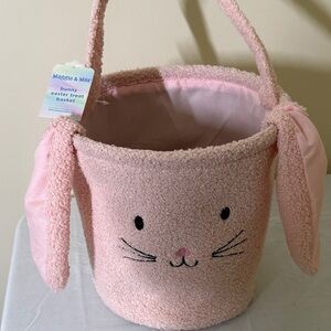 Maggie & Max Pink Bunny Easter Basket bundle